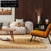 Modern Luxury Rectangular Area Rug, Soft Polyester Fiber Living Room Carpet