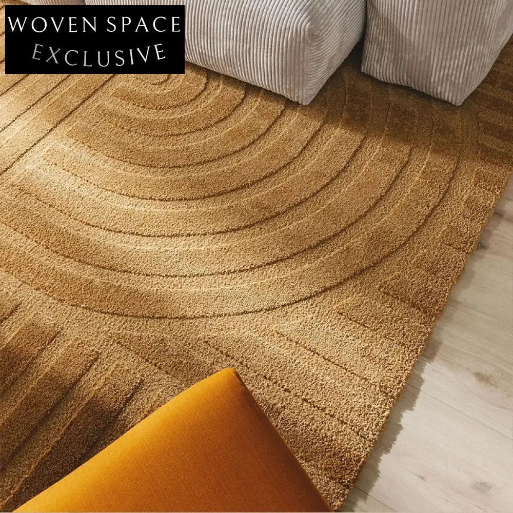 Modern Luxury Rectangular Area Rug, Soft Polyester Fiber Living Room Carpet