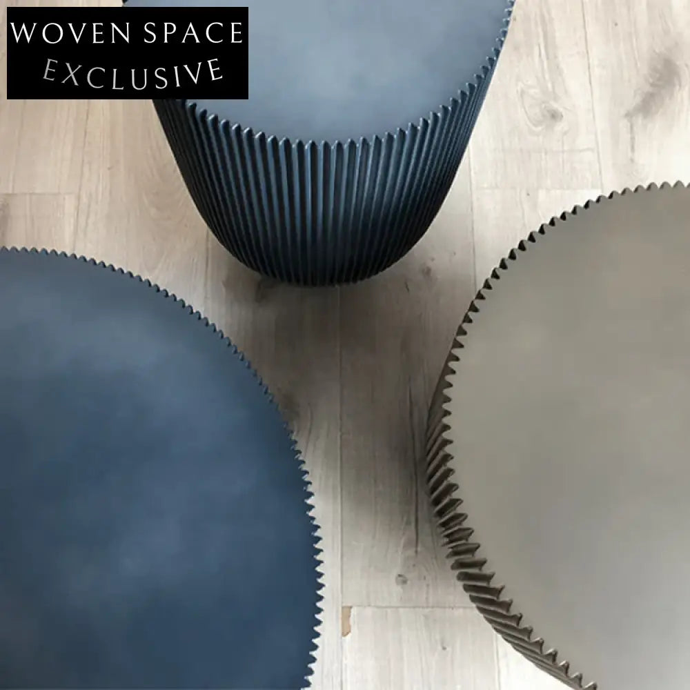 Modern Luxury Round Fiberglass Coffee Table for Living Room & Cafe Decor