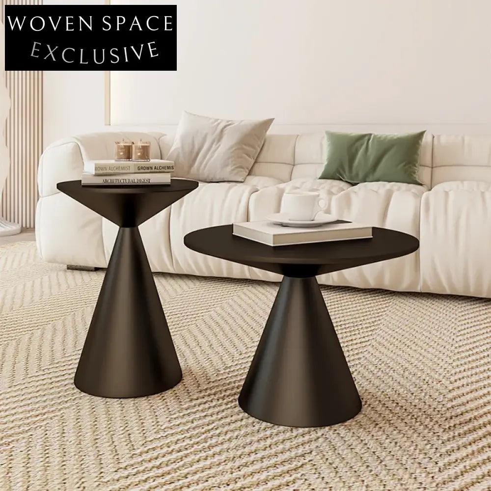 Modern Luxury Round Metal Side Coffee Table