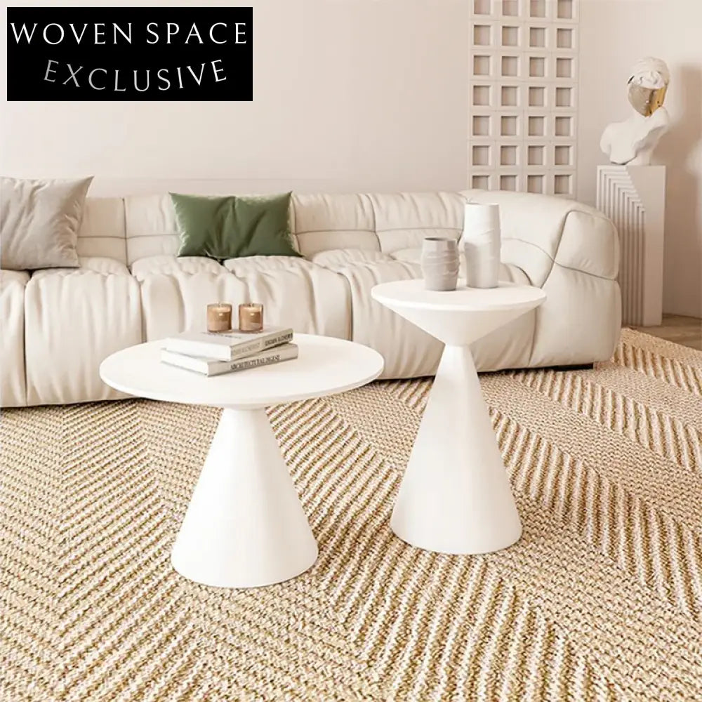 Modern Luxury Round Metal Side Coffee Table