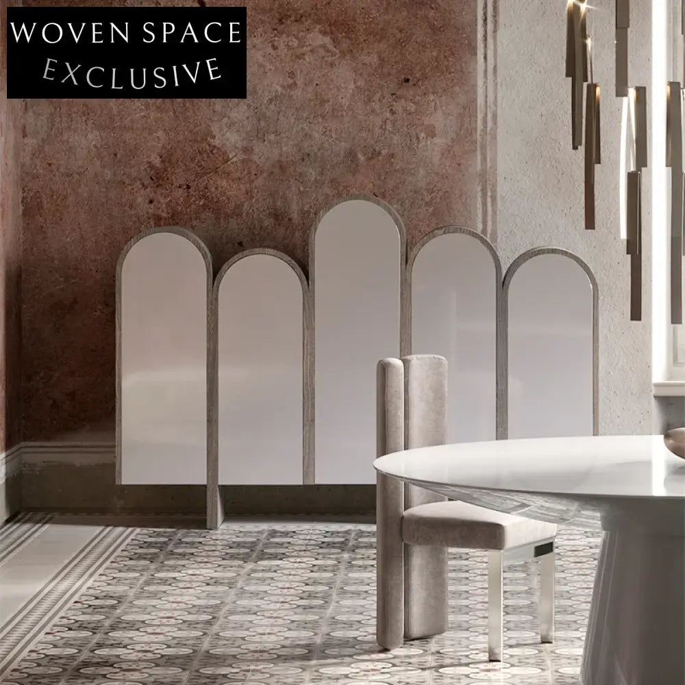 Modern Luxury Sideboard Cabinet with Storage, Italian Designer Living Room Console