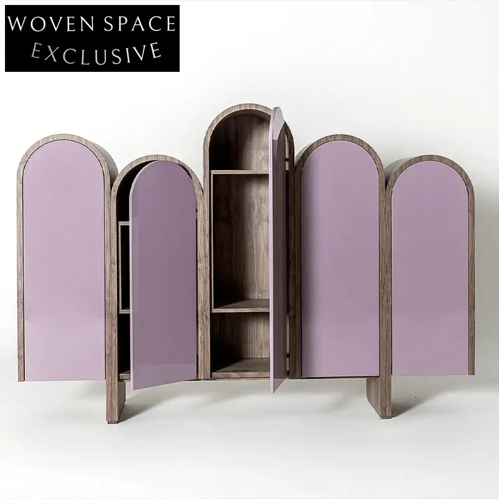 Modern Luxury Sideboard Cabinet with Storage, Italian Designer Living Room Console