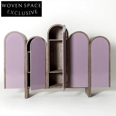 Modern Luxury Sideboard Cabinet with Storage, Italian Designer Living Room Console