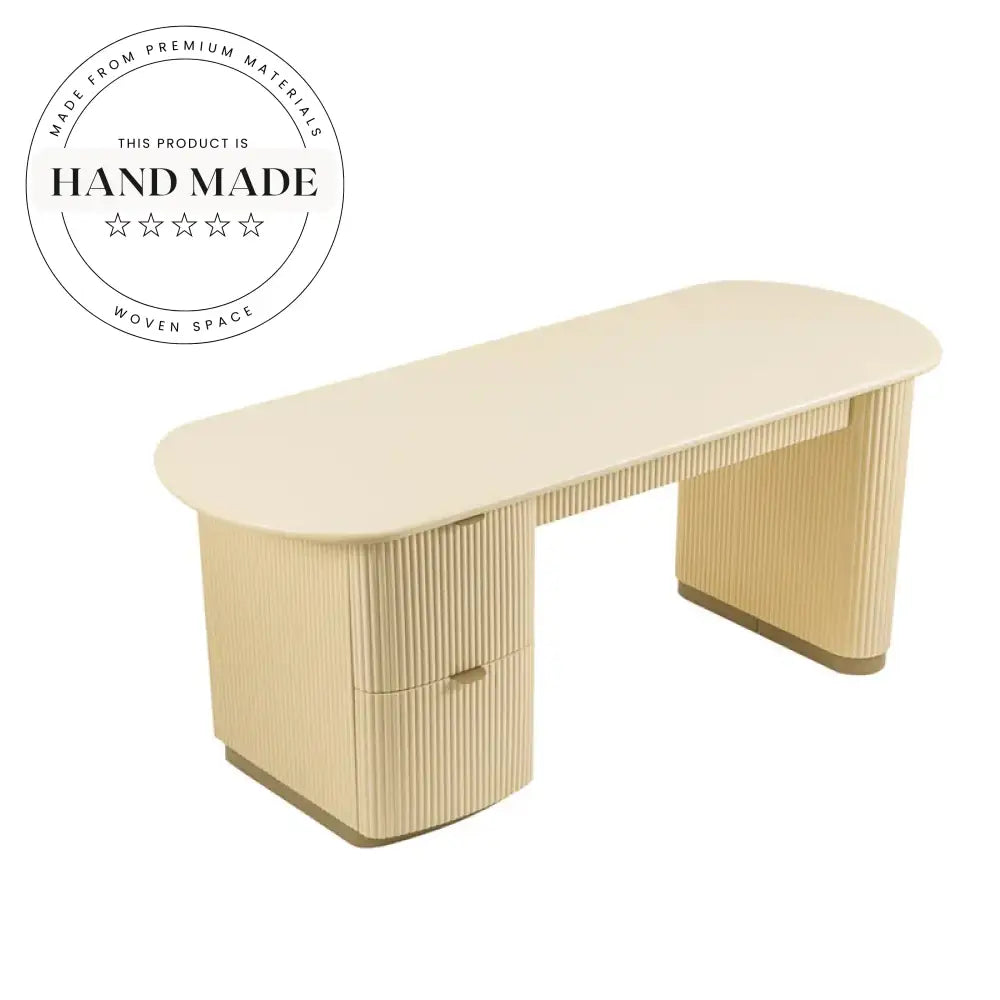 Modern Luxury Solid Wood 3-Drawer Secretaire Writing Desk