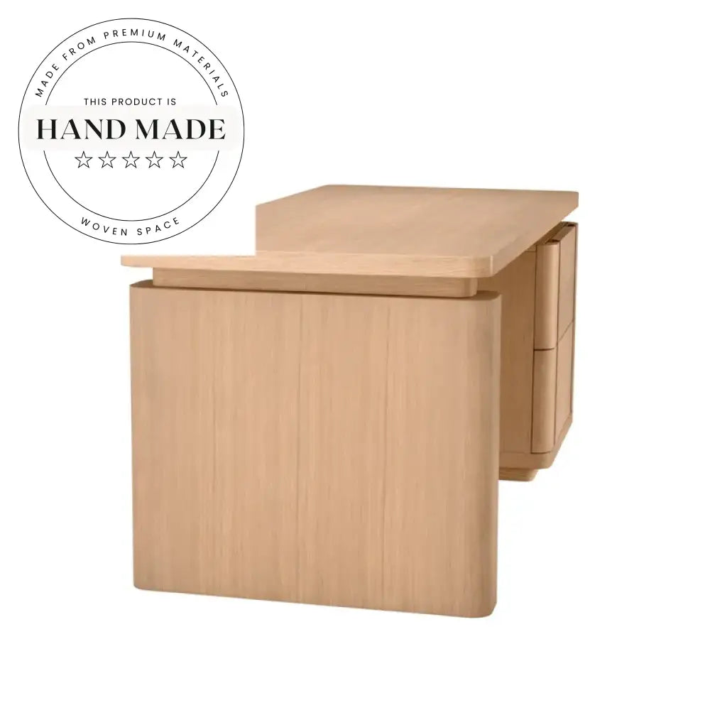 Modern Luxury Solid Wood Black Home Office Writing Desk