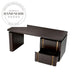 Modern Luxury Solid Wood Black Home Office Writing Desk