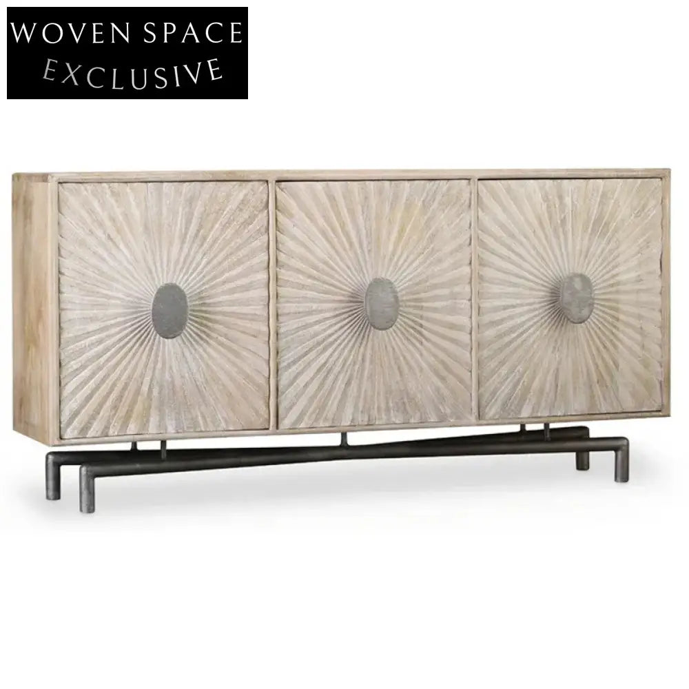 Modern Luxury Solid Wood Multi-Purpose Storage Cabinet for Living Room, Kitchen