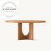 Modern Luxury Solid Wood Round Breton Country Dining Table