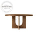 Modern Luxury Solid Wood Round Breton Country Dining Table