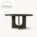 Modern Luxury Solid Wood Round Breton Country Dining Table