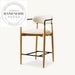 Modern Luxury Solid Wood Swivel Adjustable Bar Stool Dining Chair