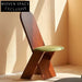 Modern Luxury Solid Wood Upholstered Dining Room Accent Chair