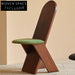 Modern Luxury Solid Wood Upholstered Dining Room Accent Chair