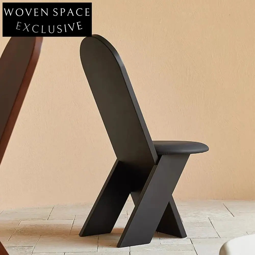 Modern Luxury Solid Wood Upholstered Dining Room Accent Chair