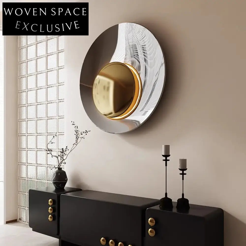 Modern Luxury Stainless Steel Art Wall Decor Painting for Home Living Room