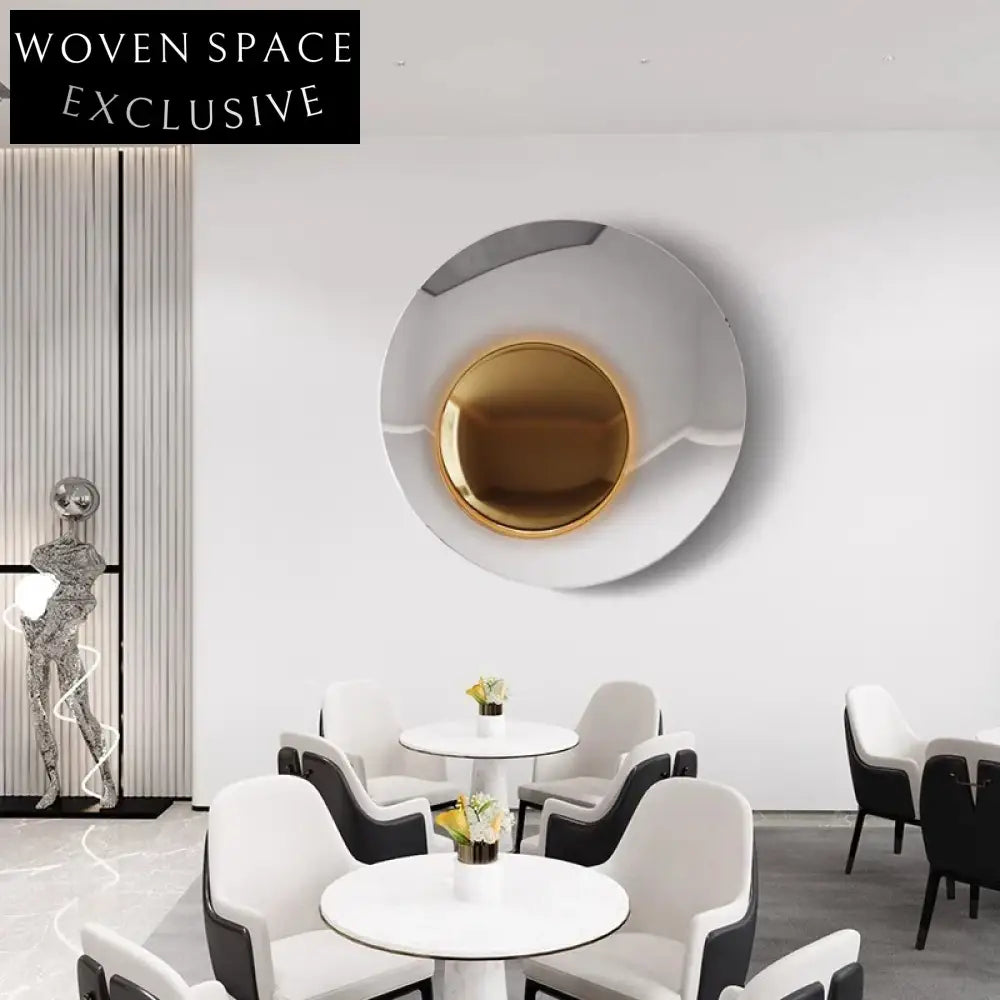 Modern Luxury Stainless Steel Art Wall Decor Painting for Home Living Room