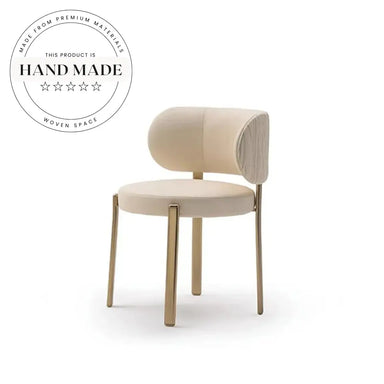 Modern Luxury Stainless Steel Leather Wedding Event Dining Chair