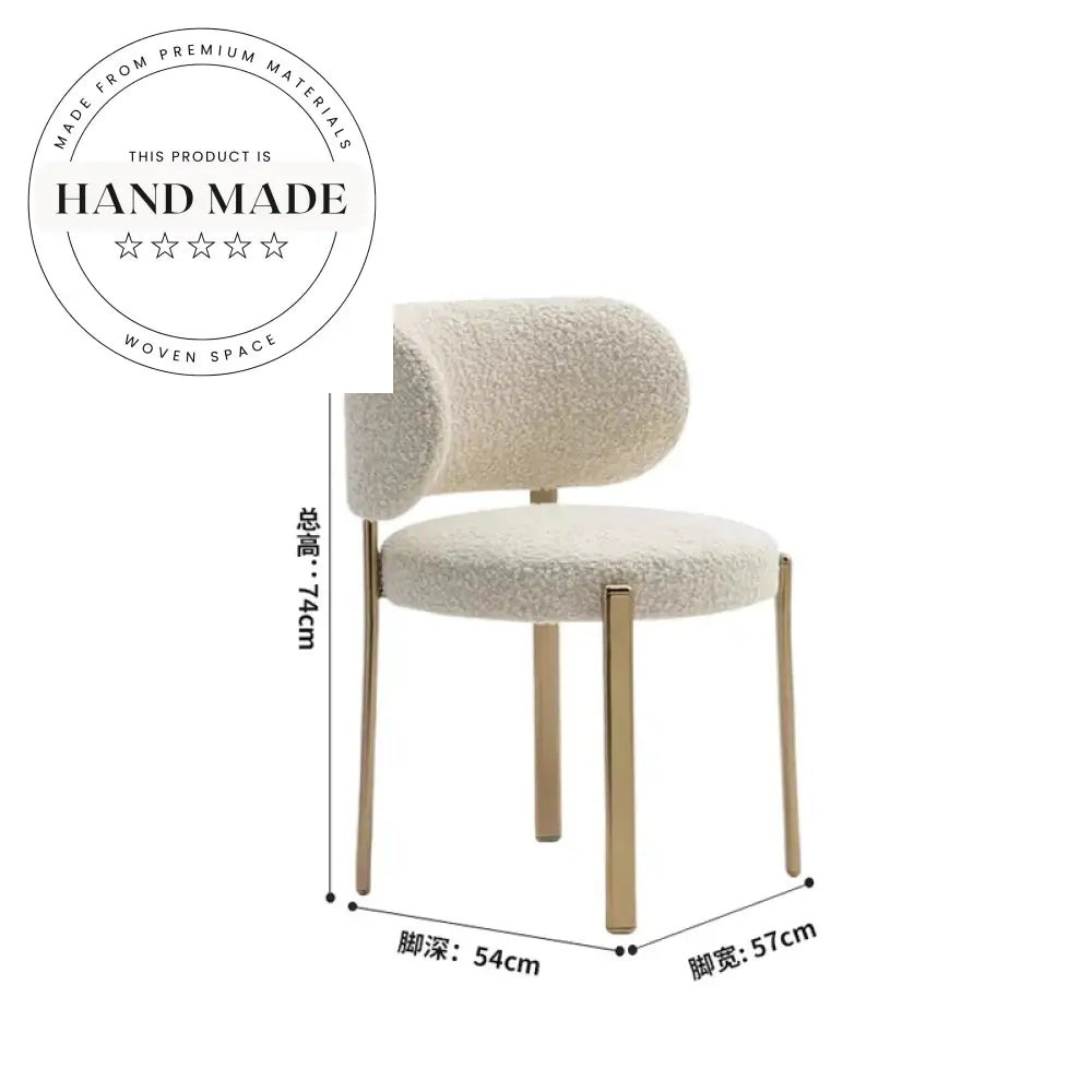 Modern Luxury Stainless Steel Leather Wedding Event Dining Chair