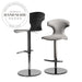 Modern Luxury Stainless Steel Lift Rotating Leather Bar Stool