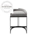 Modern Luxury Stainless Steel Swivel Counter Height Bar Stool