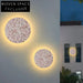 Modern Luxury Terrazzo LED Round Wall Sconce Decorative Indoor Lighting Fixture