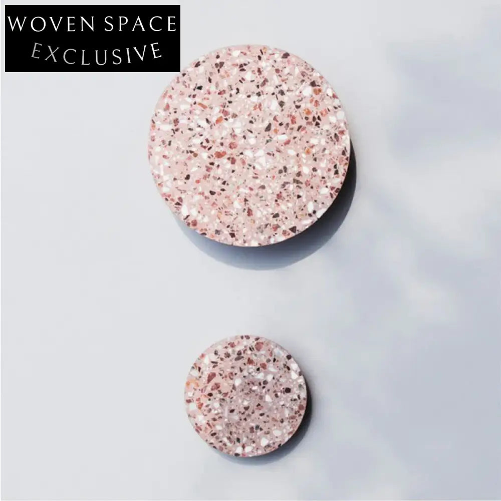 Modern Luxury Terrazzo LED Round Wall Sconce Decorative Indoor Lighting Fixture