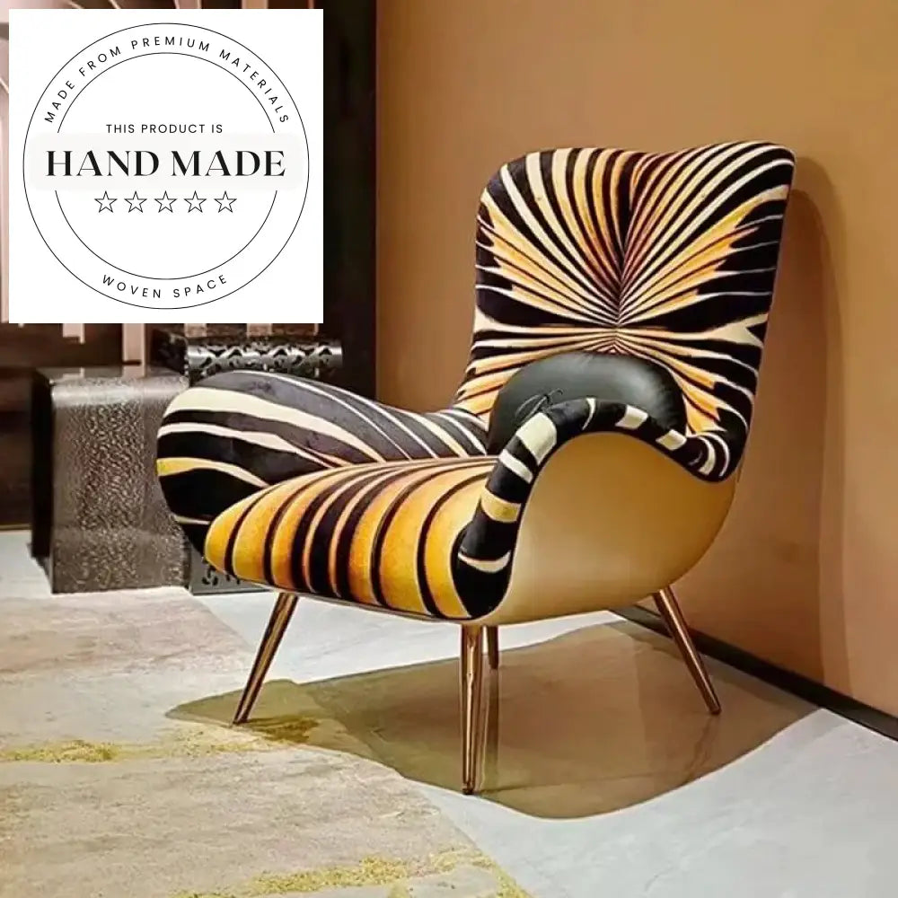 Modern Luxury Upholstered Genuine Leather Recliner Lounge Chair