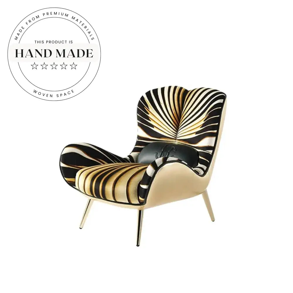 Modern Luxury Upholstered Genuine Leather Recliner Lounge Chair