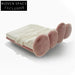 Modern Luxury Upholstered Lamb Wool Fabric King & Queen Bed
