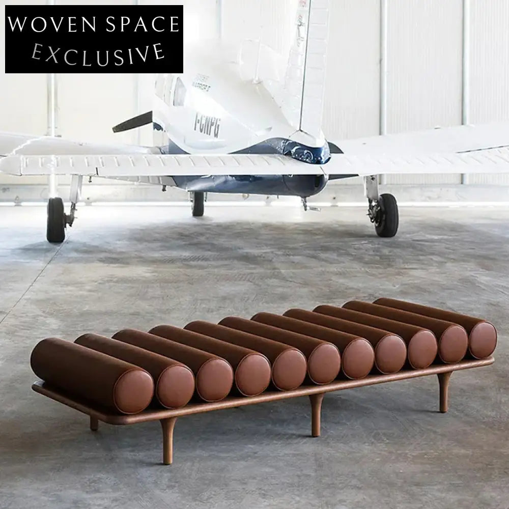 Modern Luxury Velvet Bed End Stool Long Bench with Chic Metal Legs