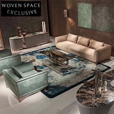 Modern Luxury Velvet Chesterfield Sofa, Stainless Steel Frame, Three-Seater Lounger