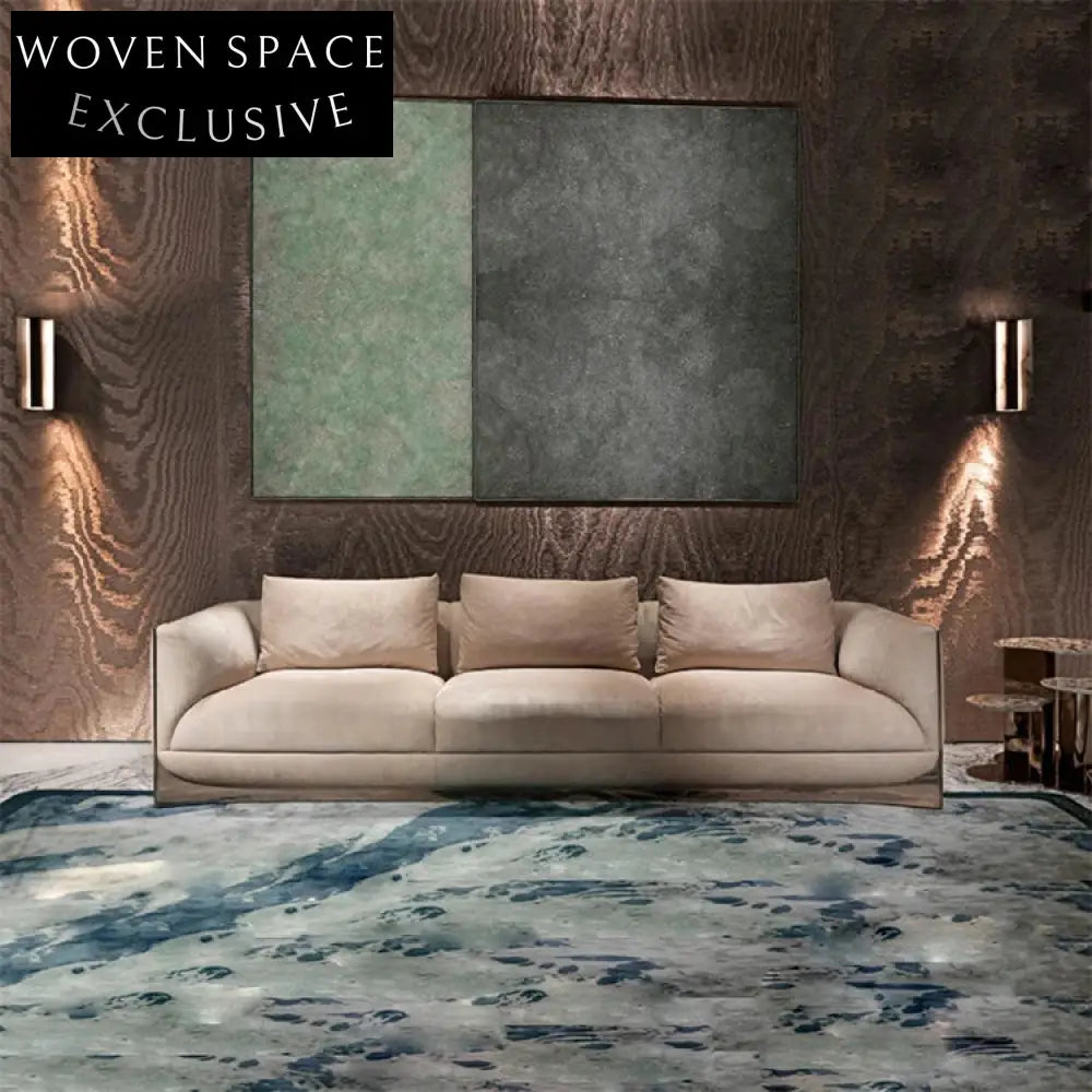 Modern Luxury Velvet Chesterfield Sofa, Stainless Steel Frame, Three-Seater Lounger