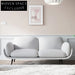 Modern Luxury Velvet Fabric Living Room Metal Legs Corner Sofa