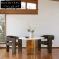 Modern Luxury Velvet Fabric Upholstered Solid Wood Accent Dining Chair