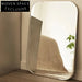 Modern Luxury Wall Hanging Mirror with Fiberboard Frame for Dressing Room Decor