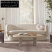 Modern Luxury White Lamb Wool Living Room Sofa Set Teddy Accent Chair