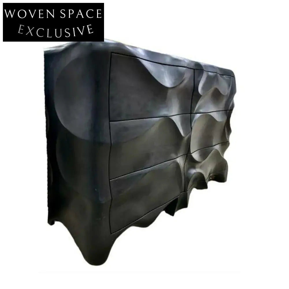 Modern Luxury Wood Console Cabinet for Entryway Living Room Storage