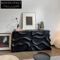 Modern Luxury Wood Console Cabinet for Entryway Living Room Storage