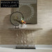 Modern Luxury Wood Top Stainless Steel Console Table for Elegant Living Rooms