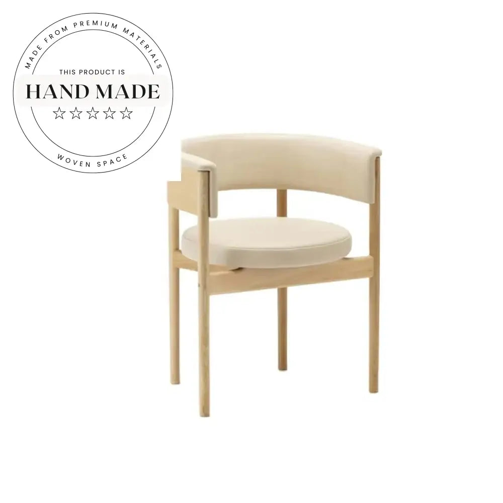 Modern Luxury Wooden Leather Dining Chair for Home, Hotel, Restaurant