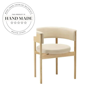 Modern Luxury Wooden Leather Dining Chair for Home, Hotel, Restaurant