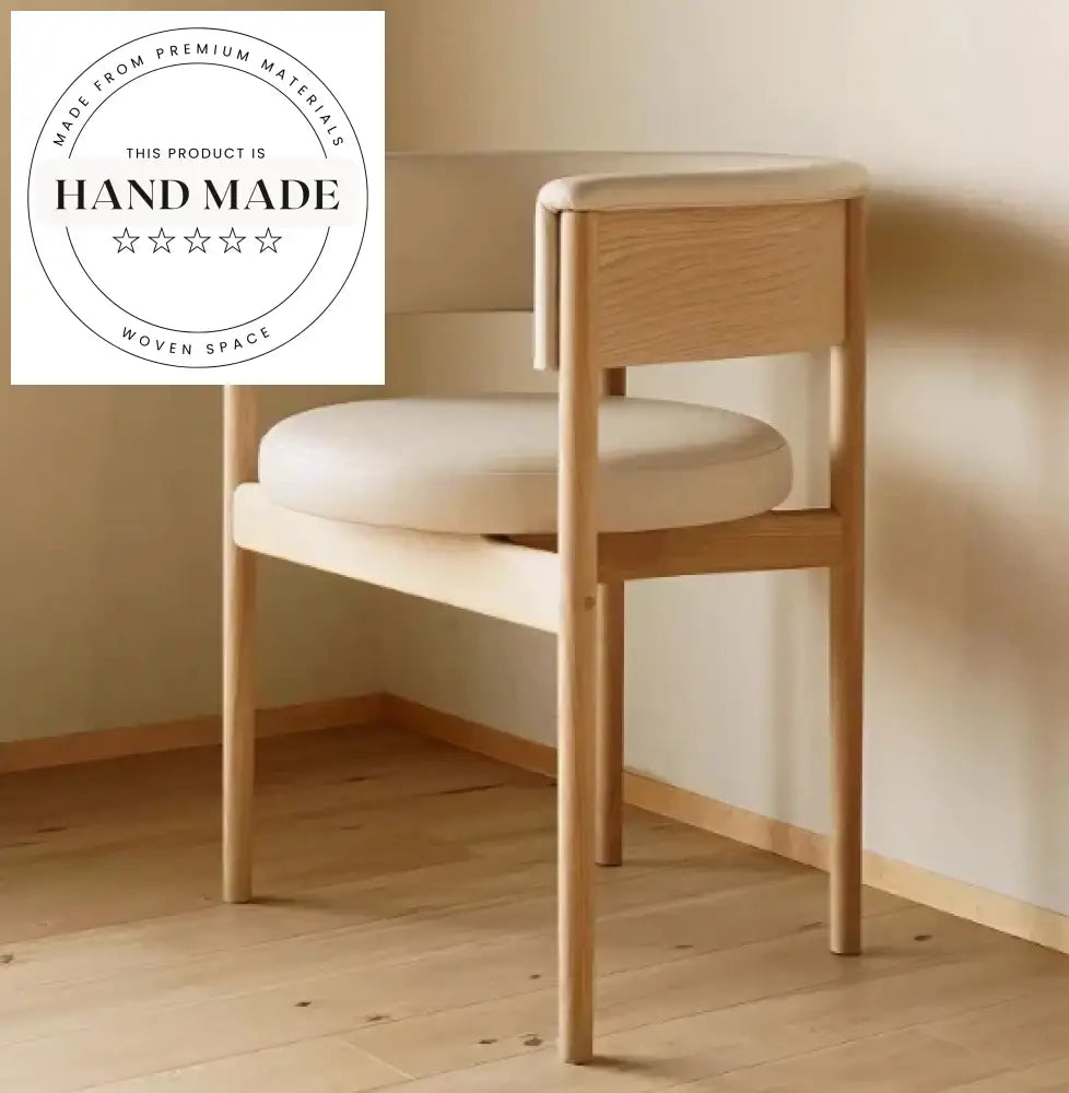 Modern Luxury Wooden Leather Dining Chair for Home, Hotel, Restaurant