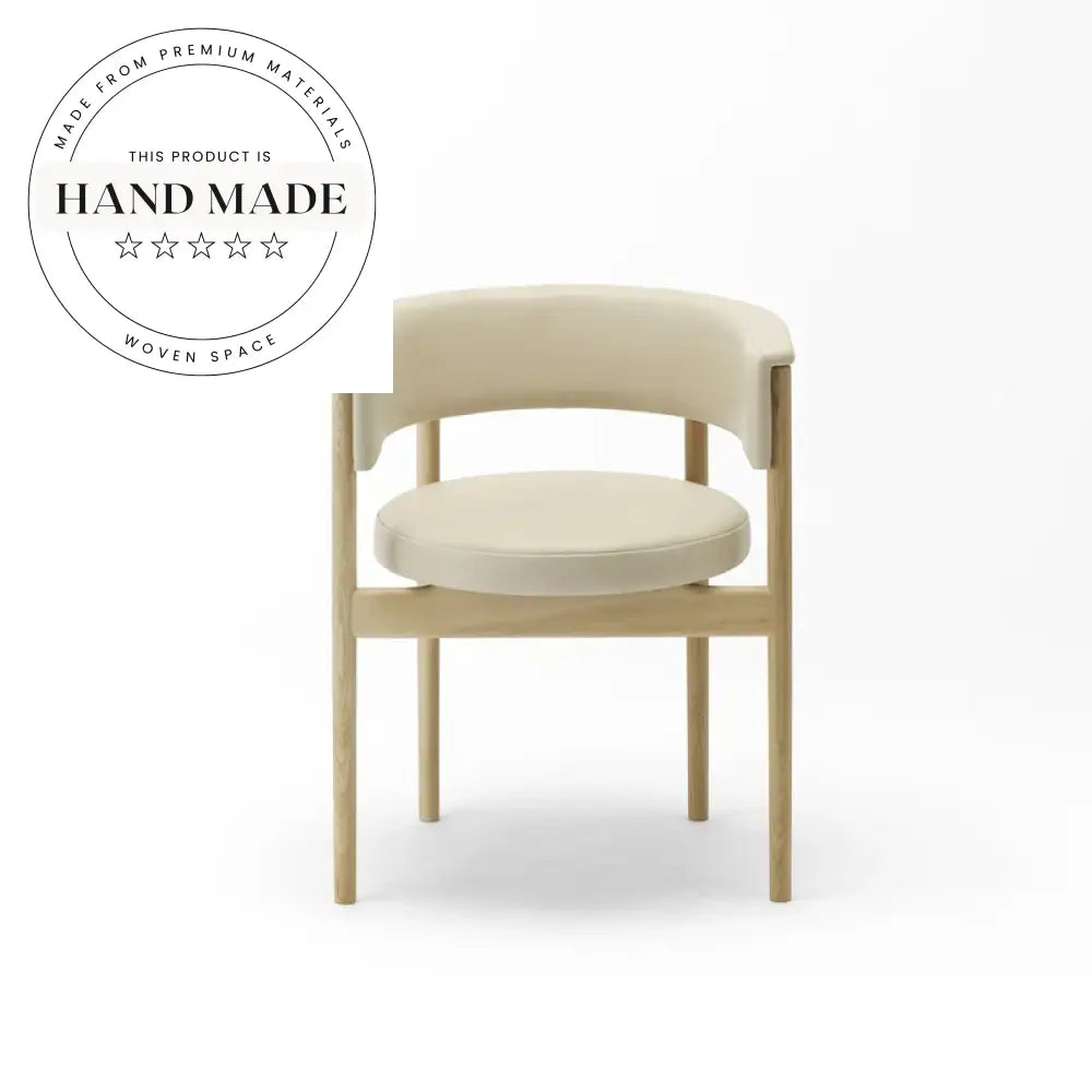 Modern Luxury Wooden Leather Dining Chair for Home, Hotel, Restaurant