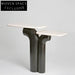 Modern Marble Entryway Hallway Console Table, Decorative Accent Side Table