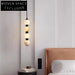 Modern Marble LED Pendant Lighting Fixture, Adjustable Height, Nordic Design Lamp