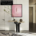 Modern Marble Top Metal Base Entryway Hallway Console Table