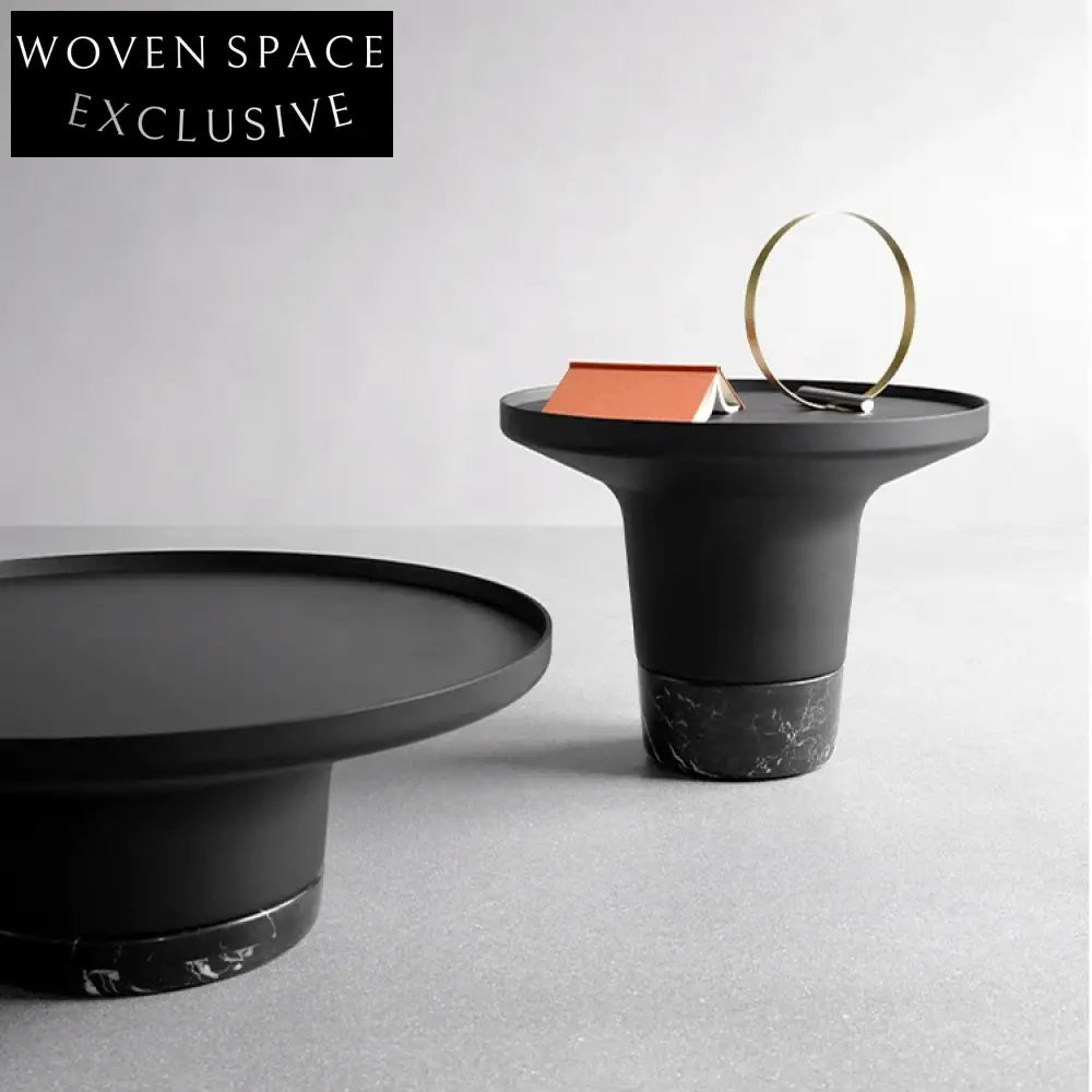 Modern Marble Top Nesting Coffee Table Set