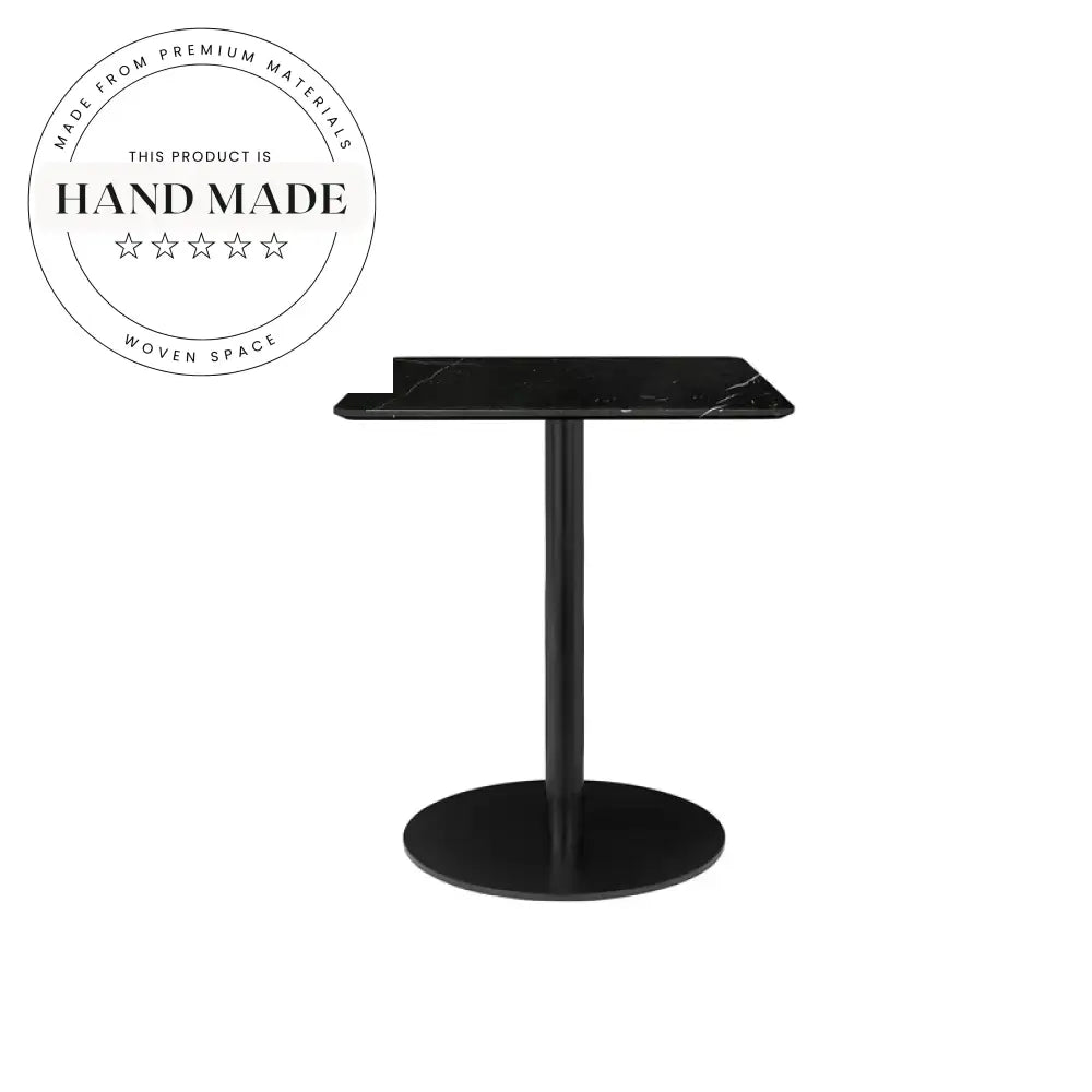 Modern Marble Top Outdoor Dining Table for Bistro Cafe Parties