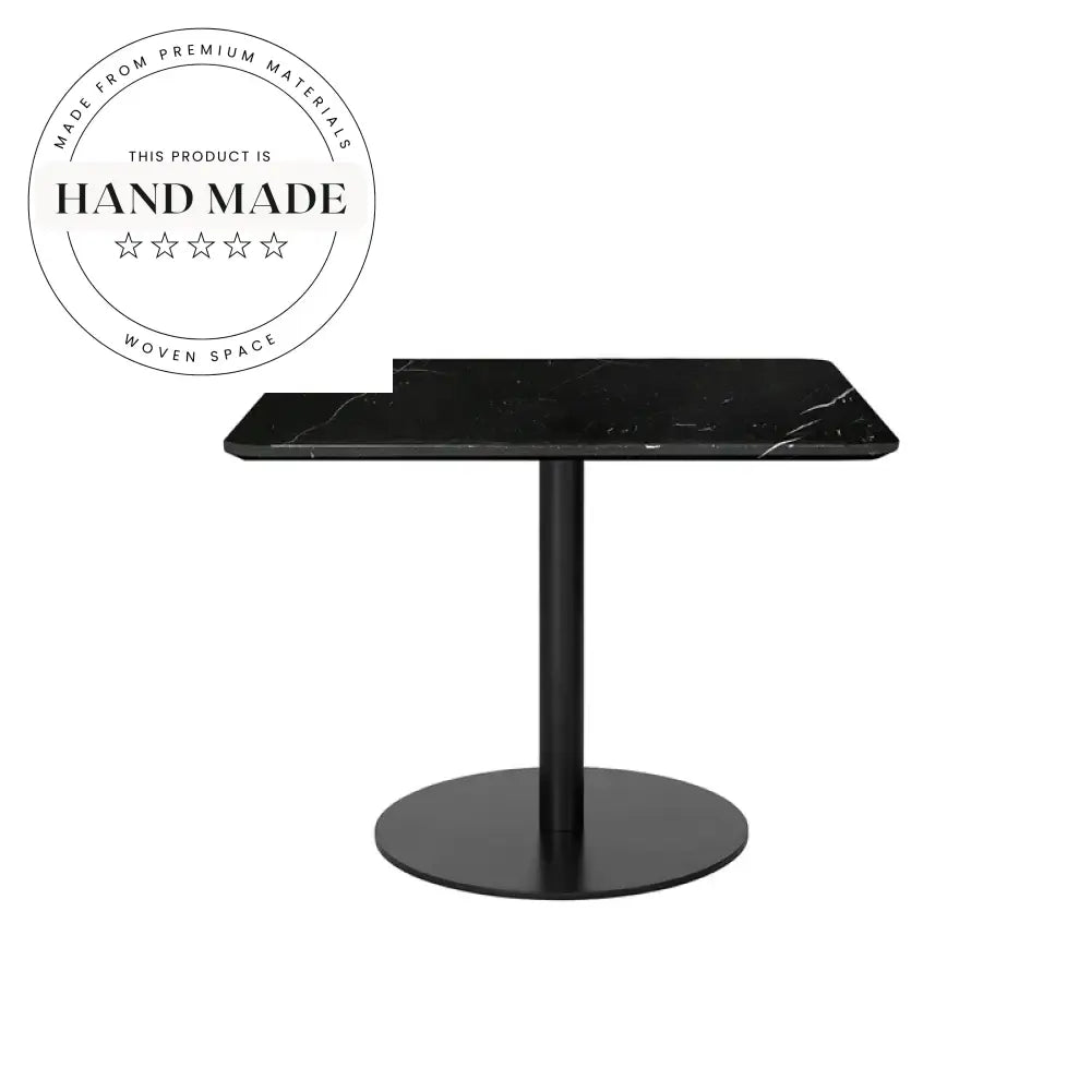 Modern Marble Top Outdoor Dining Table for Bistro Cafe Parties